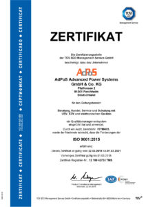Zertifizierung nach DIN EN ISO 9001:2015